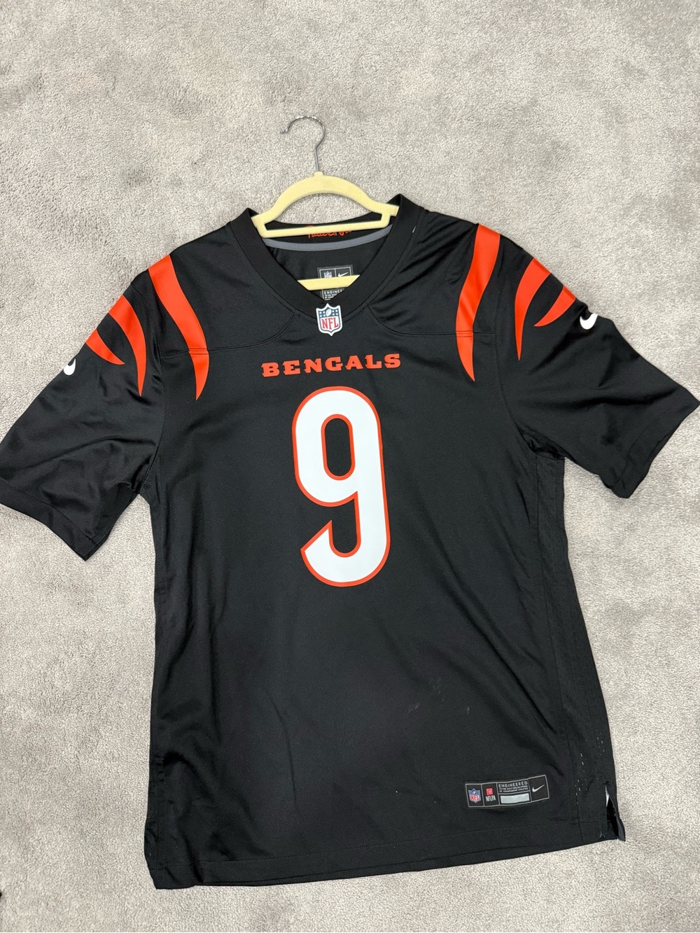 Nike Cincinnati Bengals Joe Burrow #9 Men’s Jersey